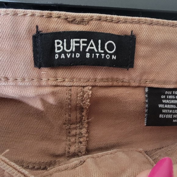 4/$20 Buffalo Havana High Rise Soft Stretch Skinny Ankle Jeans Light Brown 32 - Picture 3 of 8